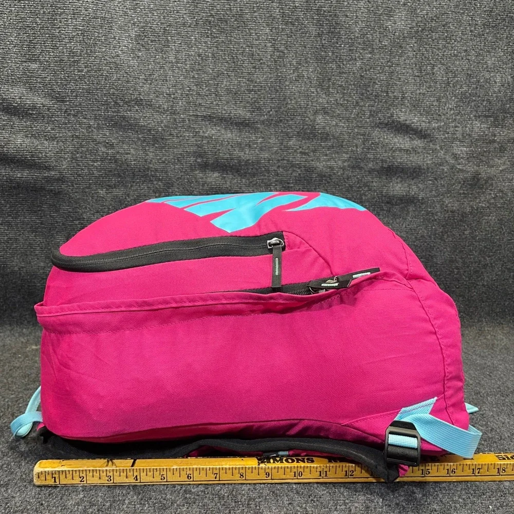 Nike BZ9494-644 Hayward‎ Futura Backpack Pink/Teal Logo School Gym Bag Daypack